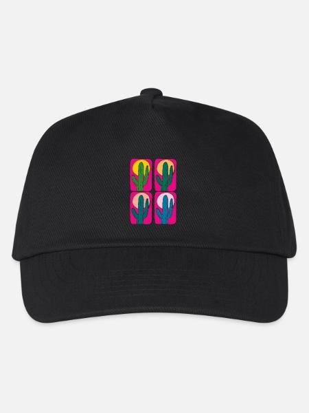 Cactus Mexico 4ply - Kids’ Baseball Cap - black