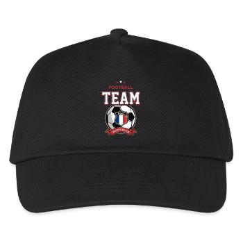 France - Kids’ Baseball Cap - black - Front