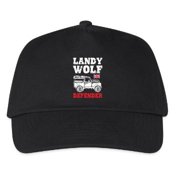 Landy Wolf Defender - Kids’ Baseball Cap - black - Front