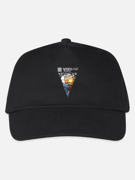 Kitesurfer - Kinder Basecap - Schwarz