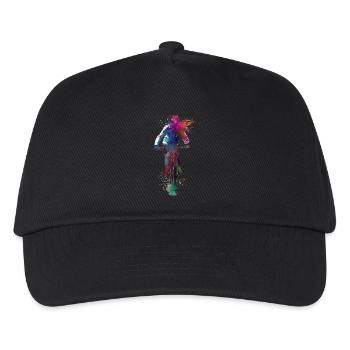 Sport cycling art - Kids’ Baseball Cap - black - Front