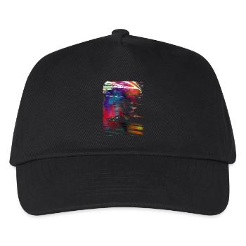 Sport cycling art - Kids’ Baseball Cap - black - Front