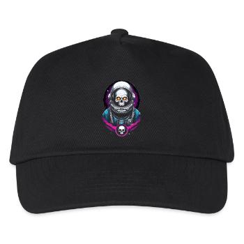 Astronaut Space Skull - Kids’ Baseball Cap - black - Front