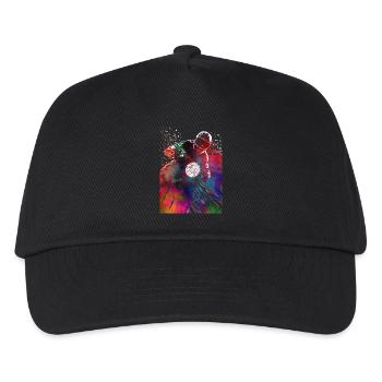 #motor #sport de course automobile - Casquette de baseball Enfant - noir - Devant