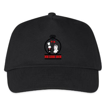 I love you 002 - Kids’ Baseball Cap - black - Front
