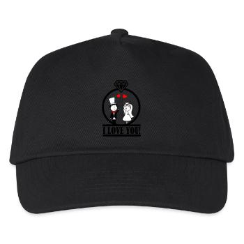 i love you 1 - Kinder Basecap - Schwarz - Vorne