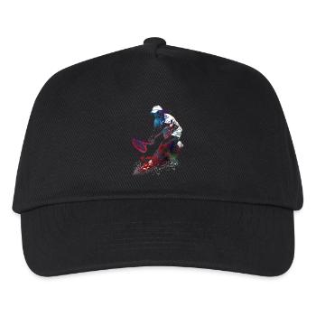 Tennisspieler Sport Kunst #tennis #sport - Kinder Basecap - Schwarz - Vorne