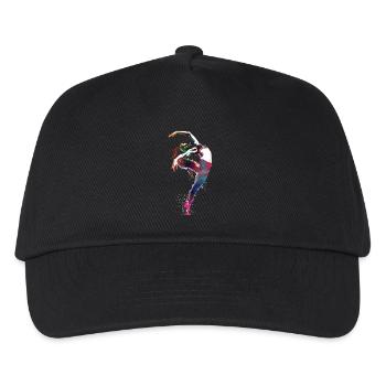 Turnen Sport Kunst #gymnastics #sport - Kinder Basecap - Schwarz - Vorne