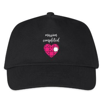 Puzzle Mission terminée - Casquette de baseball Enfant - noir - Devant