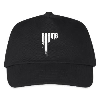 BORING - Kids’ Baseball Cap - black - Front