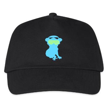 Cool DJ Koala Bear Koala Bear Silhouette Musique de fête - Casquette de baseball Enfant - noir - Devant