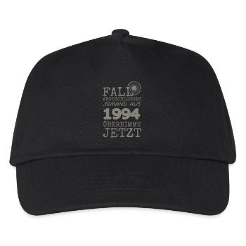 1994 - Kinder Basecap - Schwarz - Vorne
