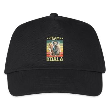 Koala Koala Ours - Casquette de baseball Enfant - noir - Devant