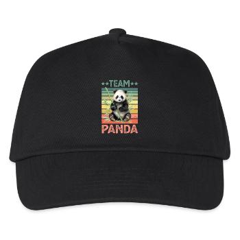 Panda Panda Ours - Casquette de baseball Enfant - noir - Devant