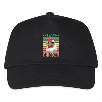 Chicken Chickens - Kids’ Baseball Cap - black - Front