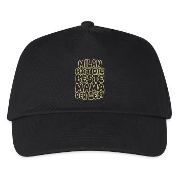 Milan as a saying - Kids’ Baseball Cap - black - Front