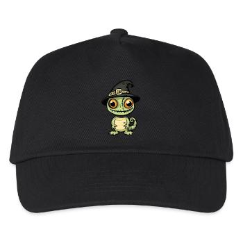 Caméléon Halloween Drôle Zombie - Casquette de baseball Enfant - noir - Devant