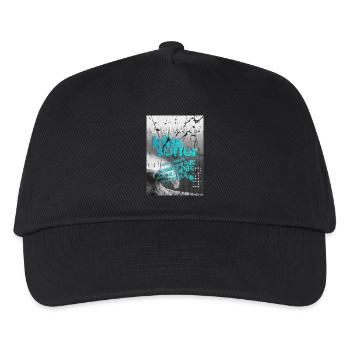 Kitesurfers - Kids’ Baseball Cap - black - Front