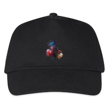 City bike sport art #bike - Kids’ Baseball Cap - black - Front