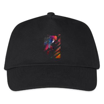 Runner sport art #runner #sport #jogging - Casquette de baseball Enfant - noir - Devant