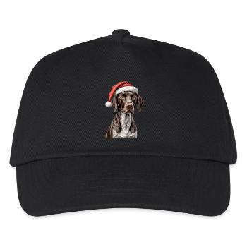 German Shorthaired Pointer Christmas - Kids’ Baseball Cap - black - Front