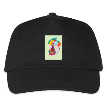 Colorful Color Forms Overlay - Kids’ Baseball Cap - black - Front