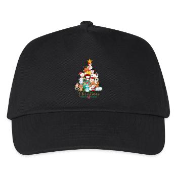 Christmas - Kinder Basecap - Schwarz - Vorne