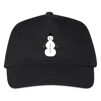 Snowman - Kids’ Baseball Cap - black - Front