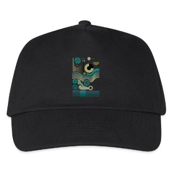 Thème Fractal Pulse - Casquette de baseball Enfant - noir - Devant