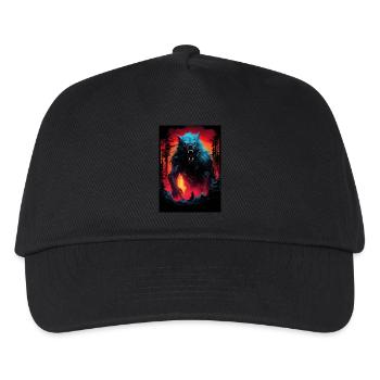 Werewolf Werwolf - Kinder Basecap - Schwarz - Vorne