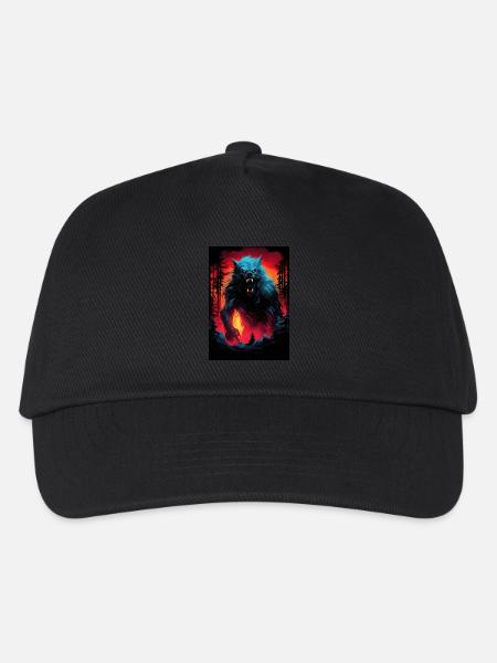 Werewolf Werwolf - Kinder Basecap - Schwarz