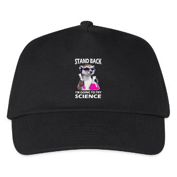 Stand Back - Meerkat in Science Mode - Kids’ Baseball Cap - black - Front