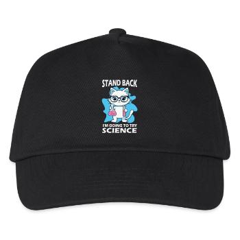 Stand Back - I'm Going to Try Science - Kids’ Baseball Cap - black - Front