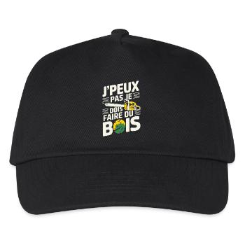 I have to make wood - Kids’ Baseball Cap - black - Front