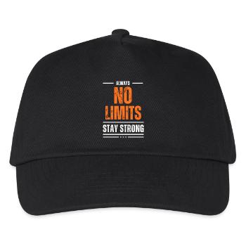 NO LIMITS - Kinder Basecap - Schwarz - Vorne