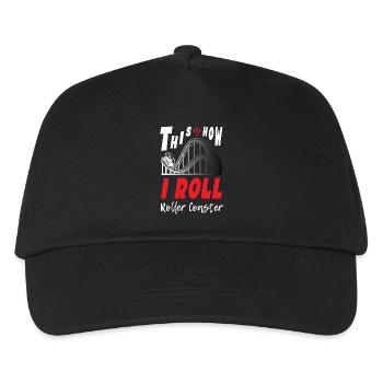 This is How I Roll Roller Coaster - Kinder Basecap - Schwarz - Vorne