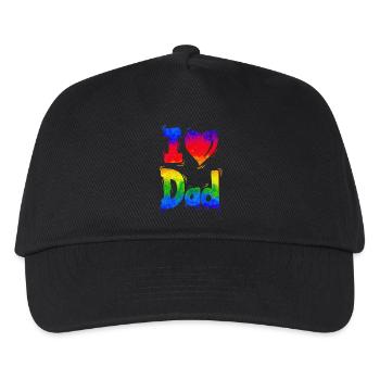 i love you dad dad favorite Best Father pops dad - Kids’ Baseball Cap - black - Front