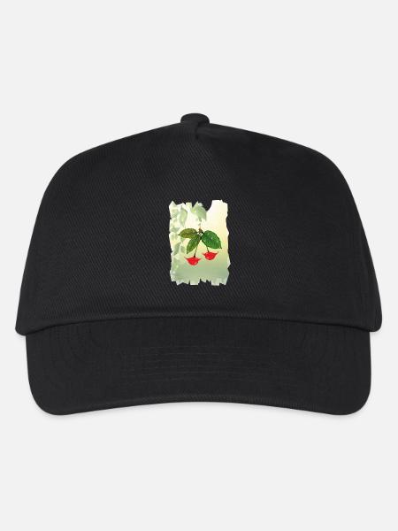 Lippenbeeren - Kinder Basecap - Schwarz