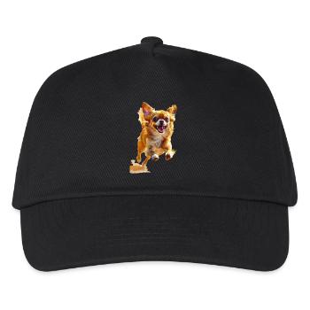 Chihuahua - Kinder Basecap - Schwarz - Vorne