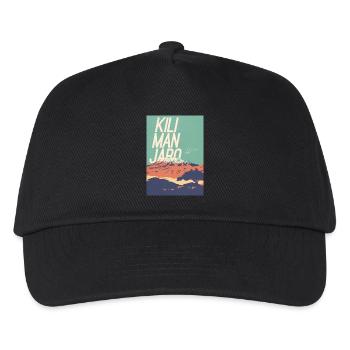 Kilimanjaro Vibes - Kinder Basecap - Schwarz - Vorne