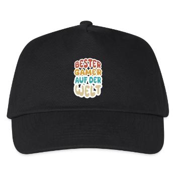 Berufung Gamer - Kinder Basecap - Schwarz - Vorne