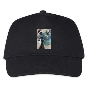 Mystical woman in plague doctor mask - Kids’ Baseball Cap - black - Front