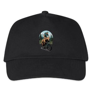 Downhill Express - Grizzly Power - Kids’ Baseball Cap - black - Front