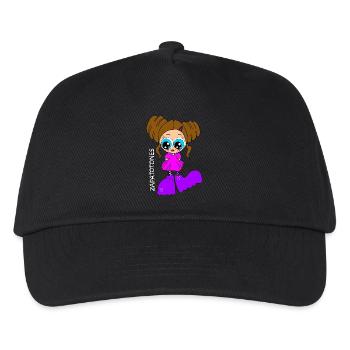 Shoes1 - Kids’ Baseball Cap - black - Front