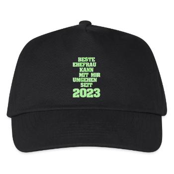 Ehe 2023 - Kinder Basecap - Schwarz - Vorne