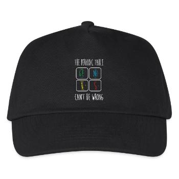 Tableau périodique - Casquette de baseball Enfant - noir - Devant