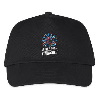 Pyrotechniker Feuerwerk Pyrotechnik - Kinder Basecap - Schwarz - Vorne