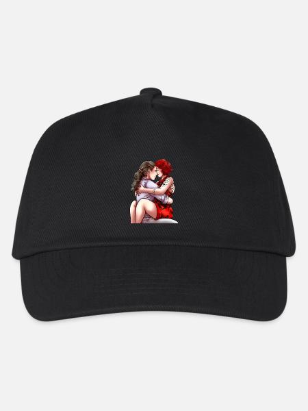 Love Couple - Kinder Basecap - Schwarz