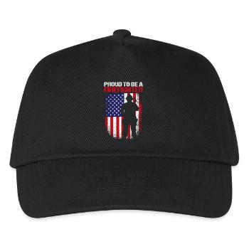 Pompier Pompier - Casquette de baseball Enfant - noir - Devant