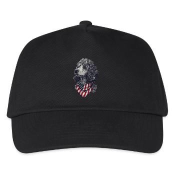 Pudel - Kinder Basecap - Schwarz - Vorne